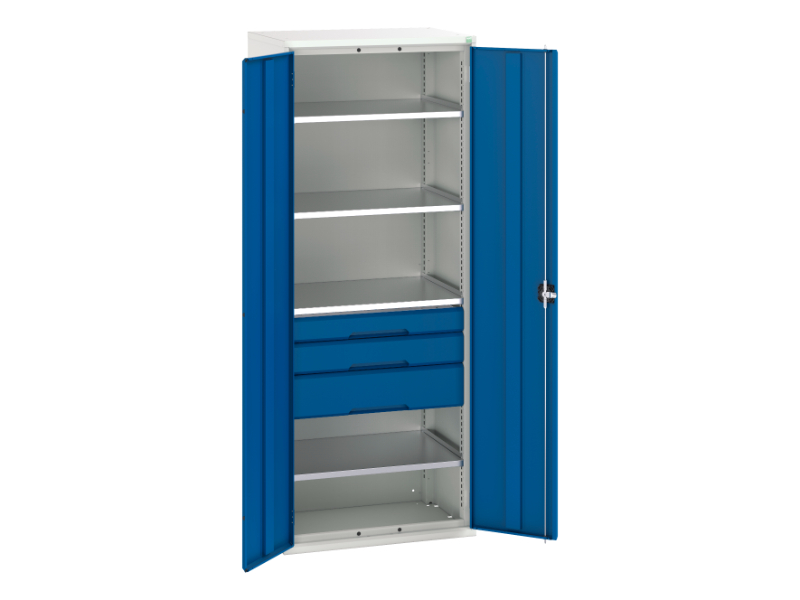Tall Metal Cupboard with Drawers from Go Industro 16926456.11
