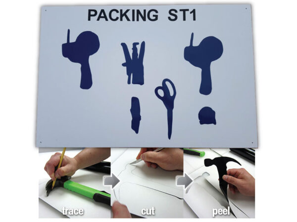Tool Shadow Board - 610mm wide x 5m long 39 colours to choose from (Gloss or Matt Finish) - SKU-10893 - Image 4