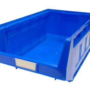 6 Plastic Parts Bins In Blue - Plastic Bin Kit 2005 (Pack of 6). WxDxH: 303X485X190mm Blue _SKU-13020418
