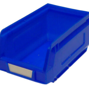 Blue Plastic Parts Storage Bins - Plastic Bin Kit 2002 (Pack of 24). WxDxH: 103X165X83mm Blue _SKU-13031027