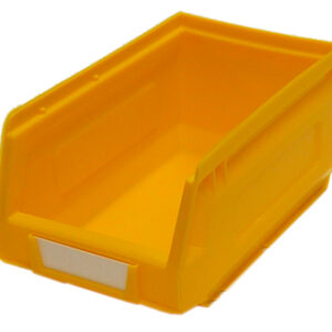 Yellow Plastic Parts Storage Bins - Plastic Bin Kit 2002 (Pack of 24). WxDxH: 103X165X83mm Yellow _SKU-13031029