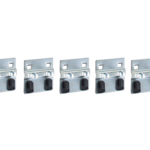 Tool Pegboard Perfo Double Spring Clip 16-19mm - Perfo Double Spring Clip 16-19mm (Pack of 5). WxDxH: 60X32X60mm Zinc Plated _SKU-14013081