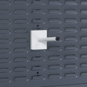 Perfo Spigot for Louvred Panels - Dia 16. WxDxH: 68X170X77mm. Ral 7035 _SKU-14022024.16