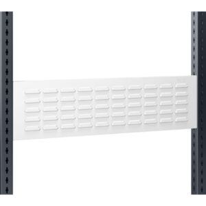 Louvred Rear Frame Panel - WxDxH: 848X36X240mm Ral 7035 _SKU-14025361.16