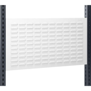 Louvred Rear Frame Panel - WxDxH: 398X36X480mm Ral 7035 _SKU-14025364.16