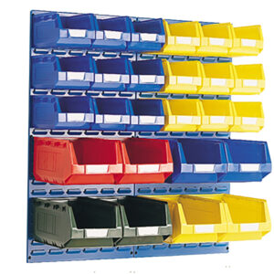 Bott Louvre Panel And Bins Kit - 2X Vertical 1. 0M Panels with 26 Bins. Wxh: 914X991mm In 4 Colours _SKU-14030014.11