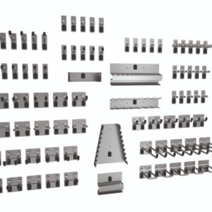 Pegboard Tool Holders - Perfo Hook Kit 80 Piece. WxDxH: 380X140X140mm Zinc Plated _SKU-14031416