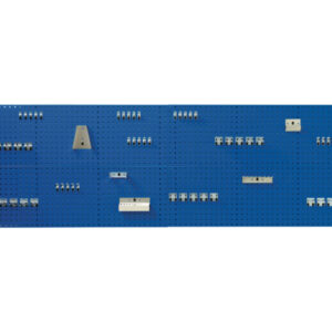 Pegboard Tool Storage - Perfo Panel And Hook Kit with 4X 1. 5M Panels And 60 Piece Hook Kit. WxDxH: 1500X200X2000mm In 4 Colours _SKU-14031424.11
