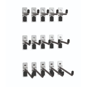 Pegboard Tool Hooks - Perfo Hook Kit 15 Piece. WxDxH: 380X140X140mm Zinc Plated _SKU-14031427