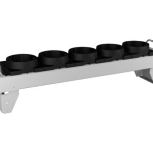 Bott CNC Storage - CNC Tool Carrier HSK A100/C100/E100/F100/B125 (5 Locn). WxDxH: 590X125X110mm Ral 7035 _SKU-15001026.16
