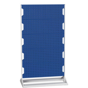 Perfo Panel Rack Double Sided with 10 Panels - WxDxH: 1000X550X1775mm Ral 7035/5010 _SKU-16917102.11V