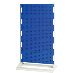 Tool Organisation Freestanding - Perfo Panel Rack Single Sided with 5 Panels. WxDxH: 1000X550X1775mm Ral 7035/5010 _SKU-16917107.11V