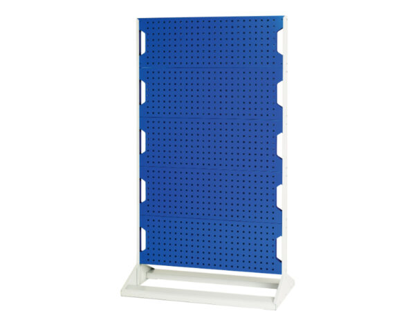 Tool Organisation Freestanding - Perfo Panel Rack Single Sided with 5 Panels. WxDxH: 1000X550X1775mm Ral 7035/5010 _SKU-16917107.11V