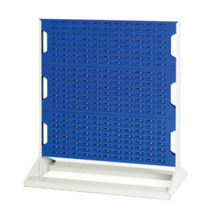 Bott Static Verso Louvre Rack - Louvre Panel Rack Single Sided with 3 Panels. WxDxH: 1000X550X1125mm Ral 7035/5010 _SKU-16917125.11V