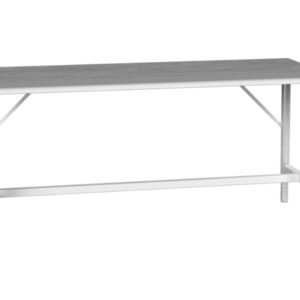 Verso Adj. Height Framework Bench with Esd Worktop. WxDxH: 2000X600X780-930mm Ral 7035 _SKU-16921521.16