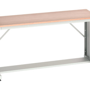 Bott Cantilever Bench - with Multiplex Worktop. WxDxH: 1500X600X780mm Ral 7035 _SKU-16922304.16