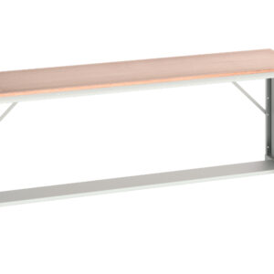 Verso Cantilever Bench - Verso Cantilever Bench with Multiplex Worktop. WxDxH: 2000X600X780mm Ral 7035 _SKU-16922308.16