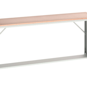 Cantilever Framework Bench - with Multiplex Worktop. WxDxH: 2000X600X930mm Ral 7035 _SKU-16922310.16