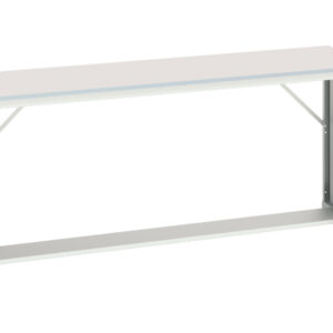 Verso Cantilever Bench with Mfc Worktop - WxDxH: 2000X600X930mm Ral 7035 _SKU-16922311.16