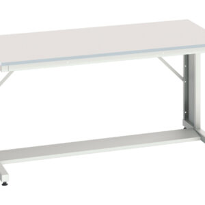 Mfc Worktop Bench - Verso Cantilever Bench with Mfc Worktop. WxDxH: 1500X800X780mm Ral 7035 _SKU-16922325.16