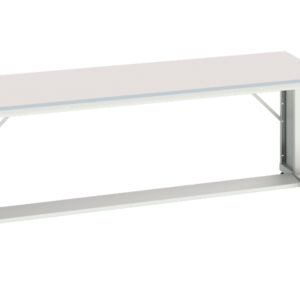 Strong Steek Workbench - Verso Cantilever Bench with Mfc Worktop. WxDxH: 2000X800X780mm Ral 7035 _SKU-16922329.16