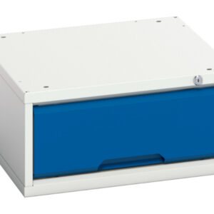 Workshop Steel Drawer Cabinet - with 1 Drawer. WxDxH: 525X550X250mm Ral 7035/5010 _SKU-16925000.11