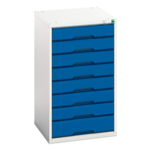 Bott Verso Drawer Cabinet with 8 Drawers - WxDxH: 525X550X900mm Ral 7035/5010 _SKU-16925033.11