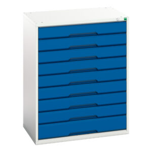 9 Drawer Heavry Duty Cabinet - WxDxH: 800X550X1000mm Ral 7035/5010 _SKU-16925157.11