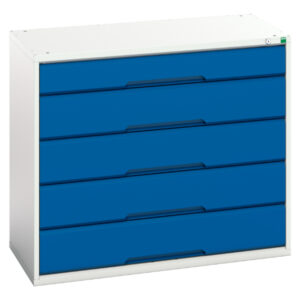 Verso Drawer Cabinet with 5 Drawers. WxDxH: 1050X550X900mm Ral 7035/5010 _SKU-16925217.11