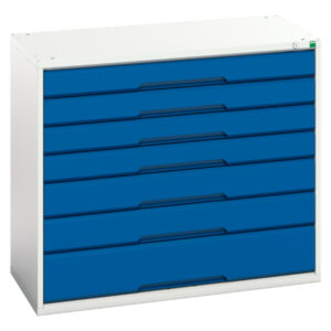 Verso Drawer Cabinet with 7 Drawers. WxDxH: 1050X550X900mm Ral 7035/5010 _SKU-16925229.11