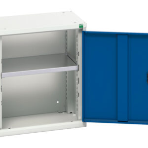 Cheap Metal Storage Cupboards - Verso Wall Cupboard with 1 Shelf. WxDxH: 525X350X600mm Ral 7035/5010 _SKU-16926002.11