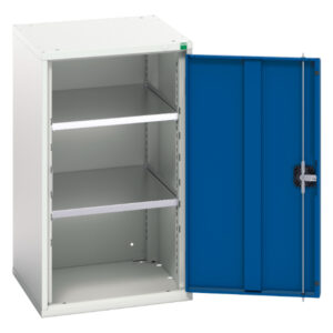 Verso Shelf Cupboard with 2 Shelves. WxDxH: 525X550X900mm Ral 7035/5010 _SKU-16926047.11