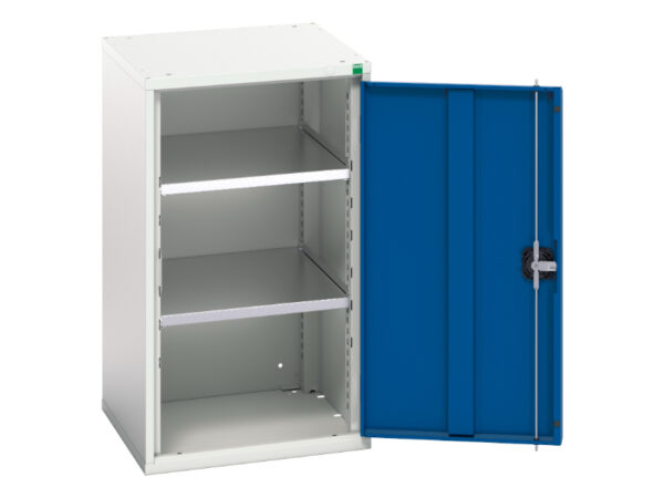 Verso Shelf Cupboard with 2 Shelves. WxDxH: 525X550X900mm Ral 7035/5010 _SKU-16926047.11