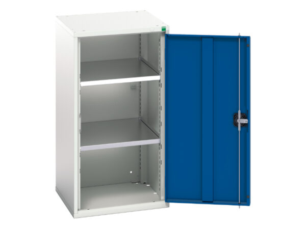 Verso Shelf Cupboard with 2 Shelves. WxDxH: 525X550X1000mm Ral 7035/5010 _SKU-16926059.11