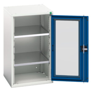 Bott Window Cabinet - Verso Window Door Cupboard with 2 Shelves. WxDxH: 525X550X900mm Ral 7035/5010 _SKU-16926075.11