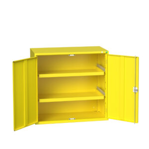 Hazardous Substance Storage - Verso Hazardous Substance Cupboard with 2 Trays. WxDxH: 1050X550X1000mm Ral 1023 _SKU-16926795. 12