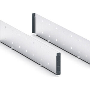 Bott Verso Metal Dividers for Drawers - Verso Adjustable Metal Divider Kit 3 Compartment for Cabinet - WxDxH: 525X550X100/125mm Galvanised Steel _SKU-16926800.51