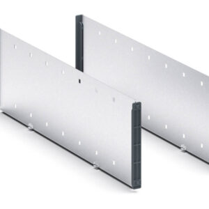 Bott Verso Steel Dividers for Drawers - Verso Adjustable Metal Divider Kit 3 Compartment for Cabinet - WxDxH: 525X550X175mm Galvanised Steel _SKU-16926801.51