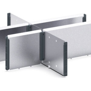 Verso Metal Dividers - Verso Adjustable Metal Divider Kit 6 Compartment for Cabinet - WxDxH: 525X550X175mm Galvanised Steel _SKU-16926803.51