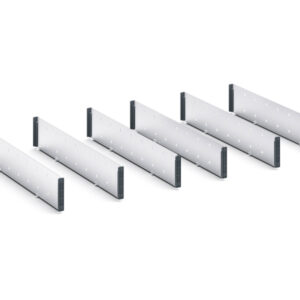Verso Adjustable Metal Divider Kit 7 Compartment for Cabinet - WxDxH: 1050X550X100/125mm Galvanised Steel _SKU-16926840.51