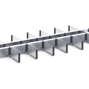 Verso Adjustable Metal Divider Kit 21 Compartment for Cabinet - WxDxH: 1050X550X100/125mm Galvanised Steel _SKU-16926844.51