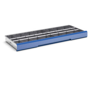 Verso Adjustable Metal Divider Kit 27 Compartment for Cabinet - WxDxH: 1300X550X100/125mm Galvanised Steel _SKU-16926864.51