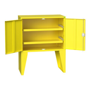 Hazardous Cupboard Sump Tray - Verso Haz Substance Cbd Leg Set for 1050X550mm Models. WxDxH: 1050X550X535mm Ral 1023 _SKU-16926976. 12