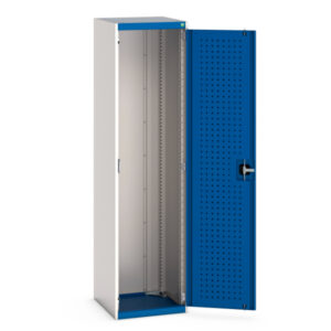 Bott Workplace Cubio Cupboard with Perfo Doors - WxDxH: 525X525X2000mm Ral 7035/5010 _SKU-40010073.11V