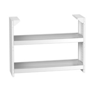 Bott Cubio Cupboard Rack - with 2 Trays. WxDxH: 1050X325X1000mm Ral 7035 _SKU-40032025.16