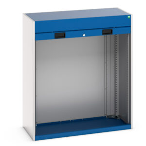 Bott Cupboard with Roller Shutter Doors - WxDxH: 1050X525X1200mm Ral 7035/5010 _SKU-40201001.11V