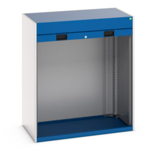 Bott Cubio Premium Cupboard - with Roller Shutter Door. WxDxH: 1050X650X1200mm Ral 7035/5010 _SKU-40201003.11V