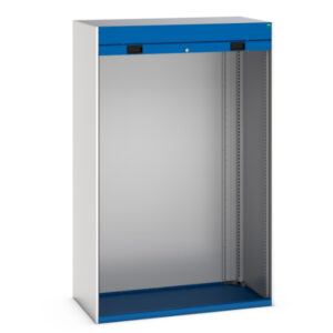 Roller Shutter Steel Cupboard - WxDxH: 1300X650X2000mm Ral 7035/5010 _SKU-40201008.11V