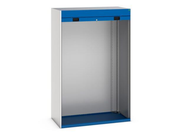 Roller Shutter Steel Cupboard - WxDxH: 1300X650X2000mm Ral 7035/5010 _SKU-40201008.11V