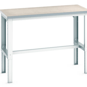 Heavy Duty Metal Workbench Legs - WxDxH: 1500X750X740-1140mm Ral 7035 _SKU-41003120.16V